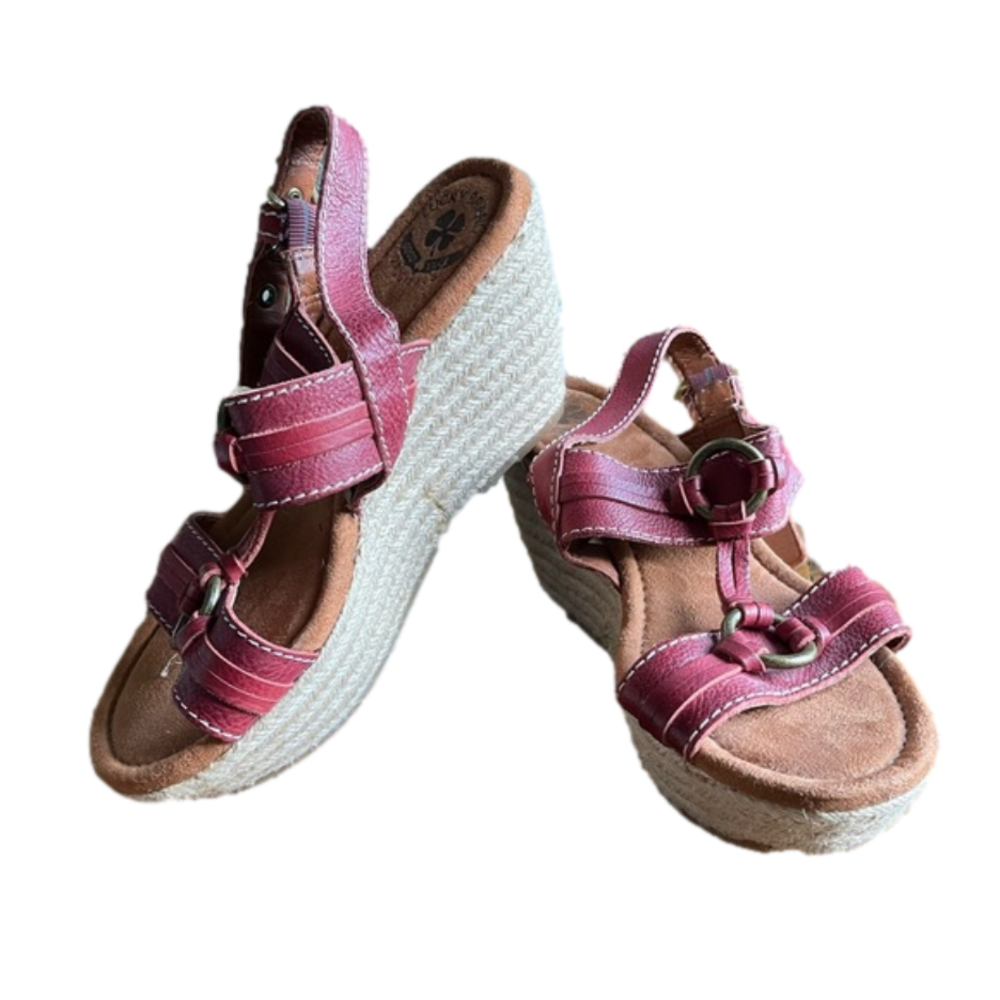 Women’s Lucky wedge sandals - Picture 4 of 14